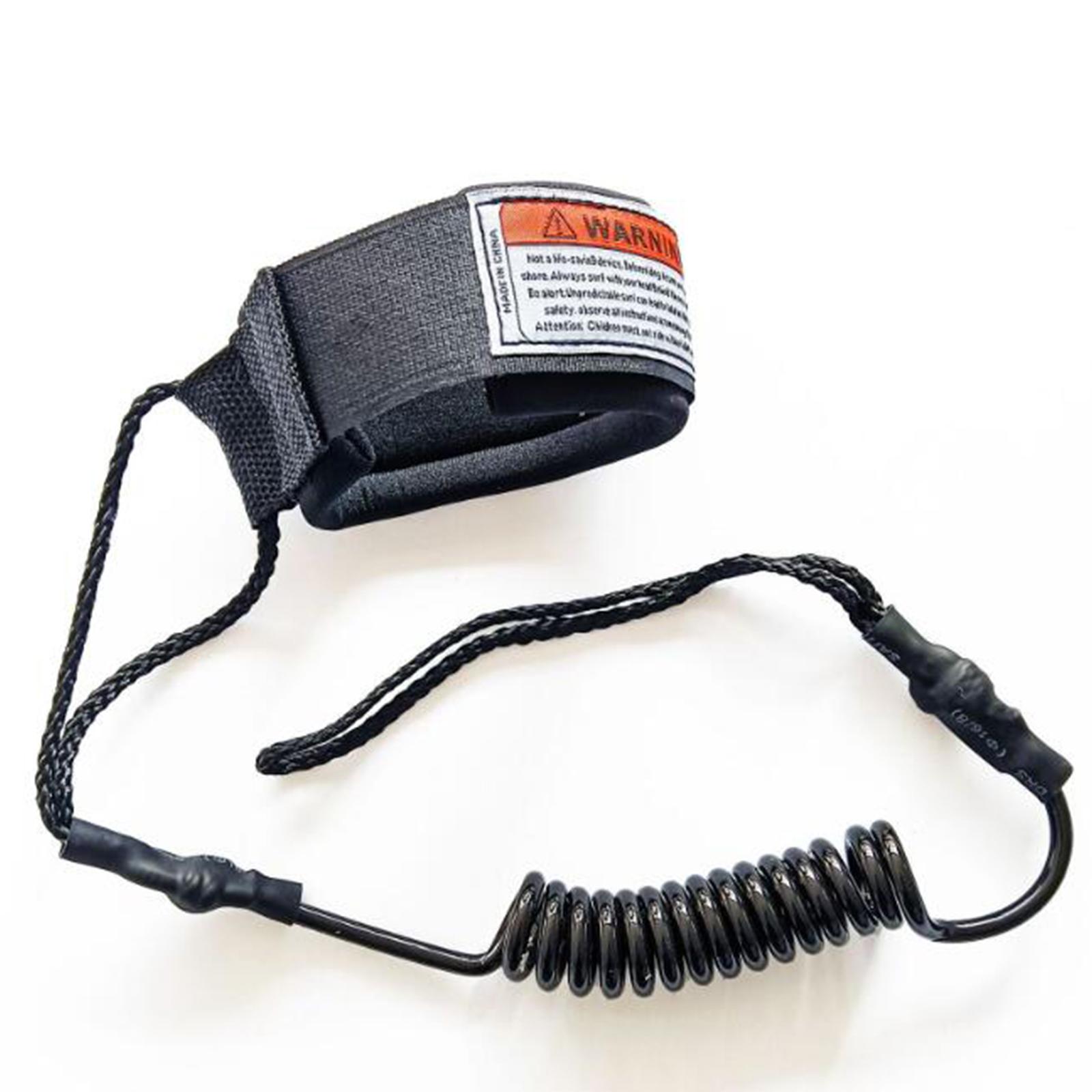 Surfboard Leash - Coiled Surfboard Leash Durable Elastic Wrist