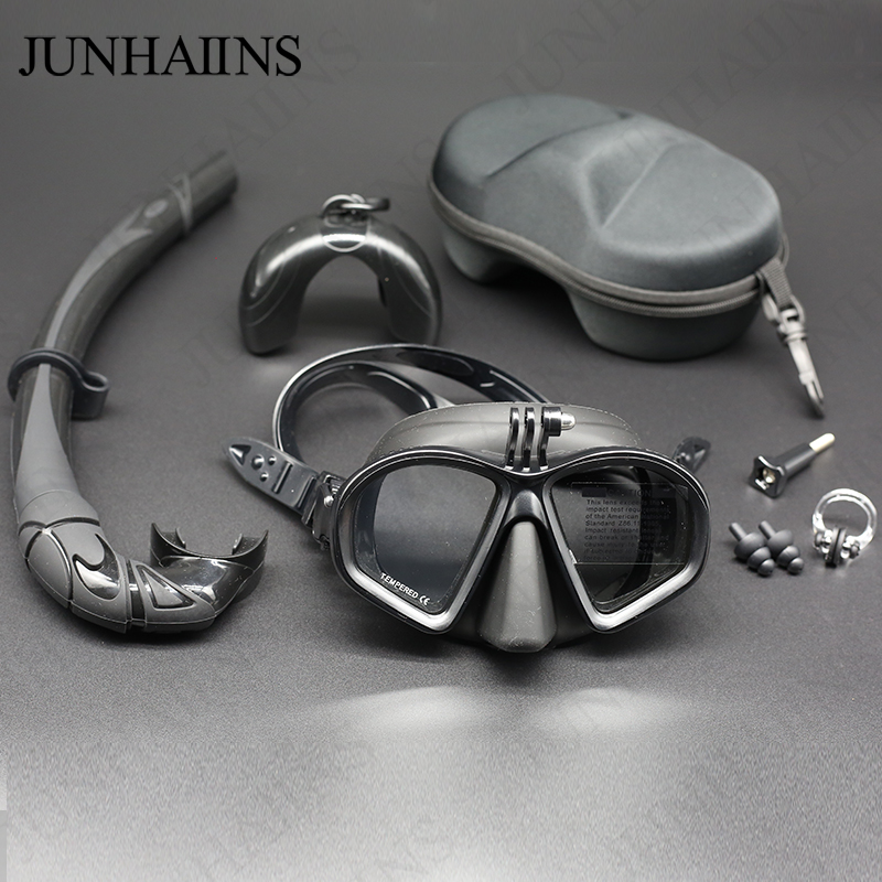 Snorkel Set - Wet Low Volume Diving Mask Tempered