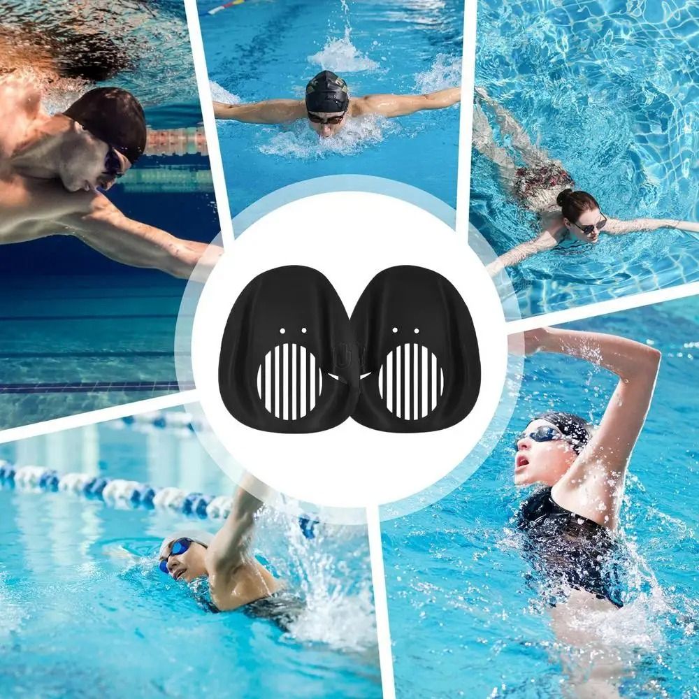 1Pair Webbed Swimming Hand Pad - Swim Fins 评论和价格