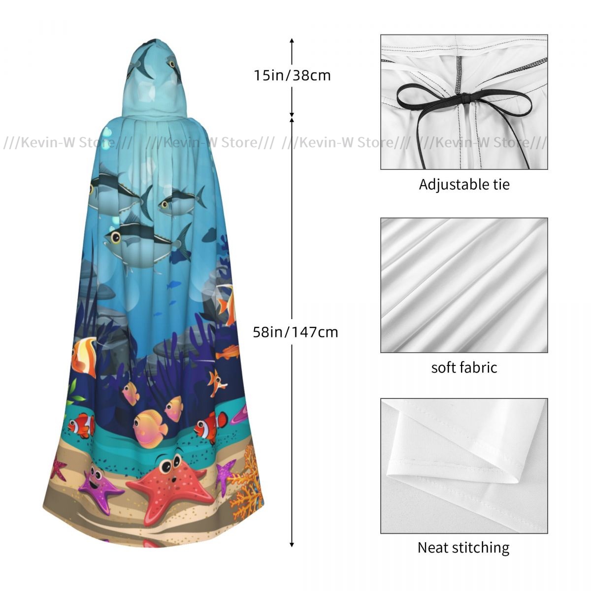 Underwater Life Marine Life Fi - Life Jacket 评论和价格