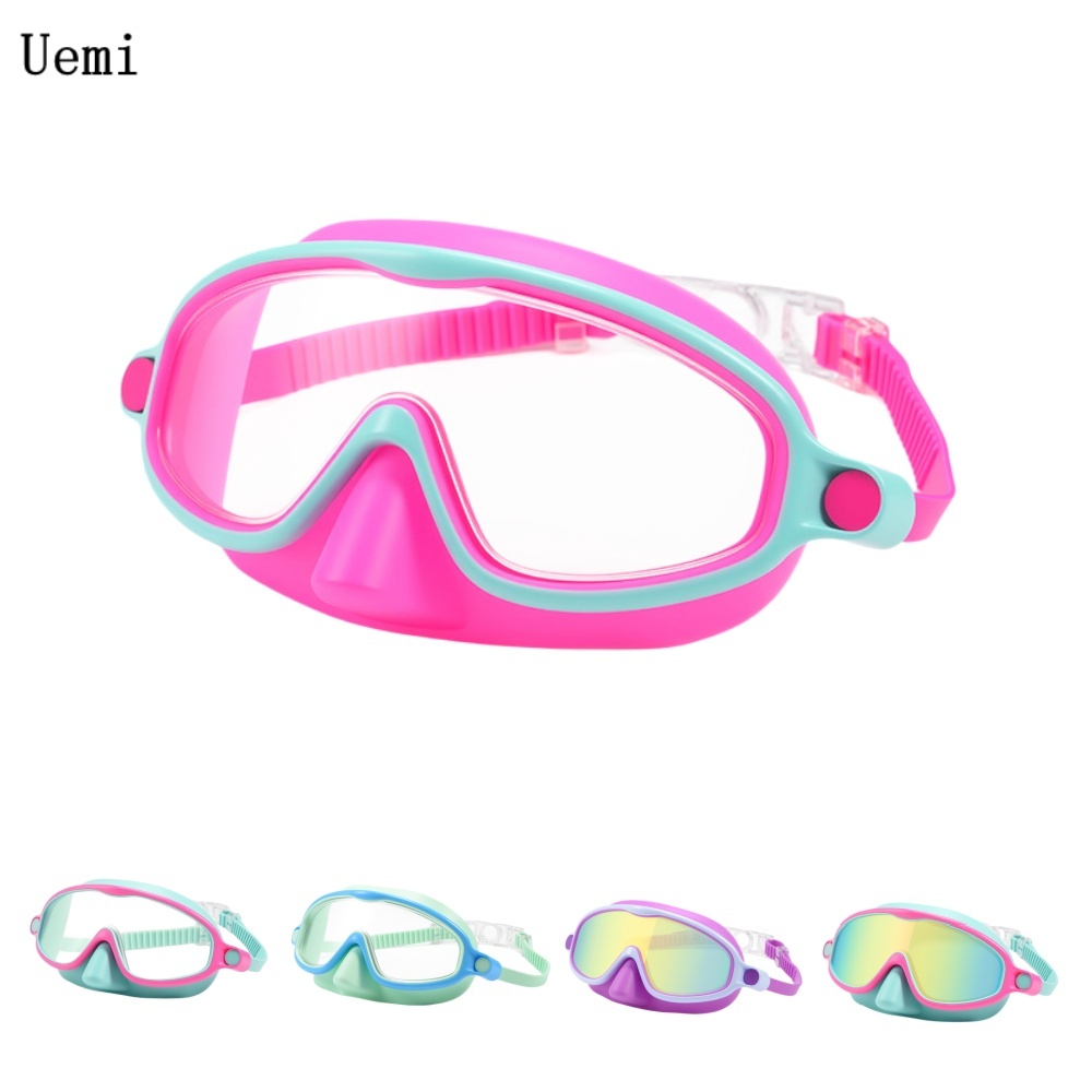 Kids Swim Goggles with Nose Co - Diving Mask 评论和价格