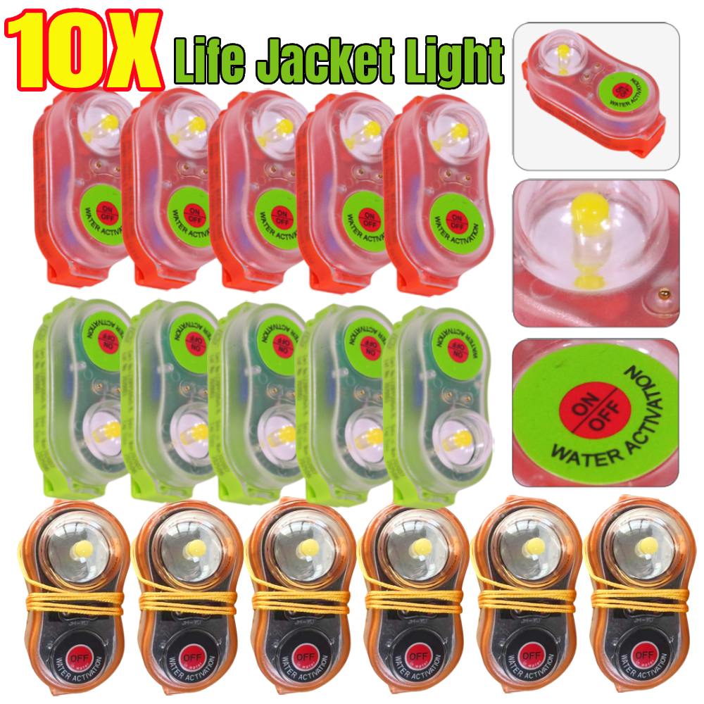 1-10pcs LED Lithium Life Jacke - Life Jacket 评论和价格