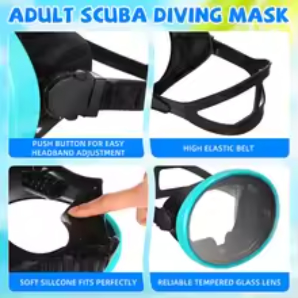 Oval Diving Mask Spearfishing  - Diving Mask 评论和价格