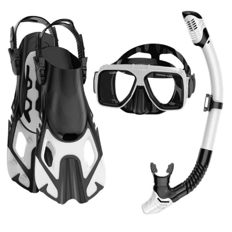 Professional 3-Piece Snorkel D - Swim Fins 评论和价格