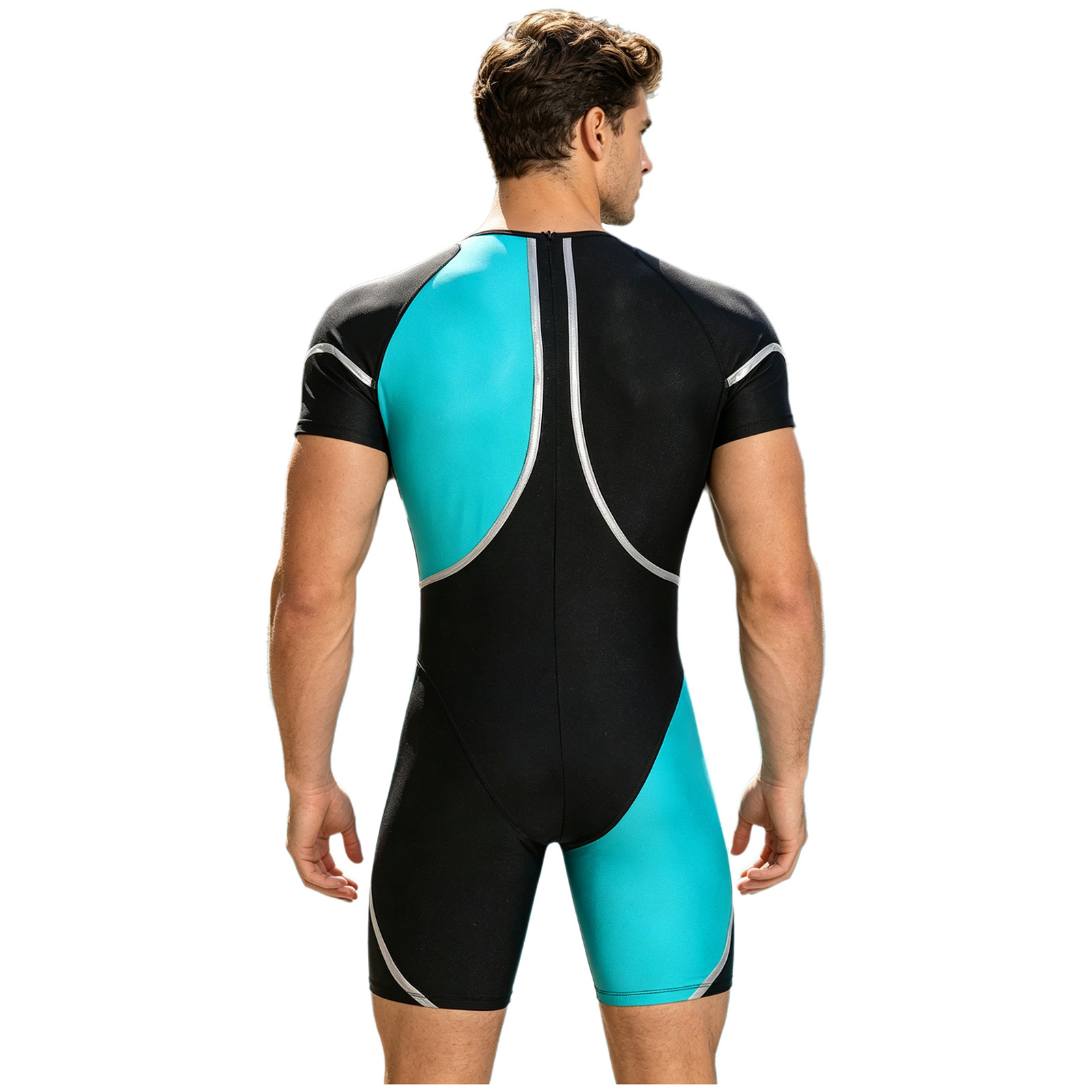 Men One-piece Swimsuit Rash Gu - Wetsuit Men 评论和价格